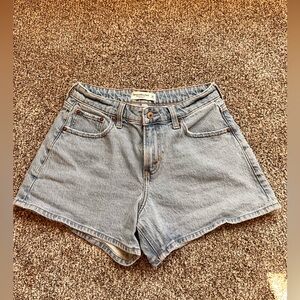 Abercrombie & Fitch Light Blue Jean Shorts